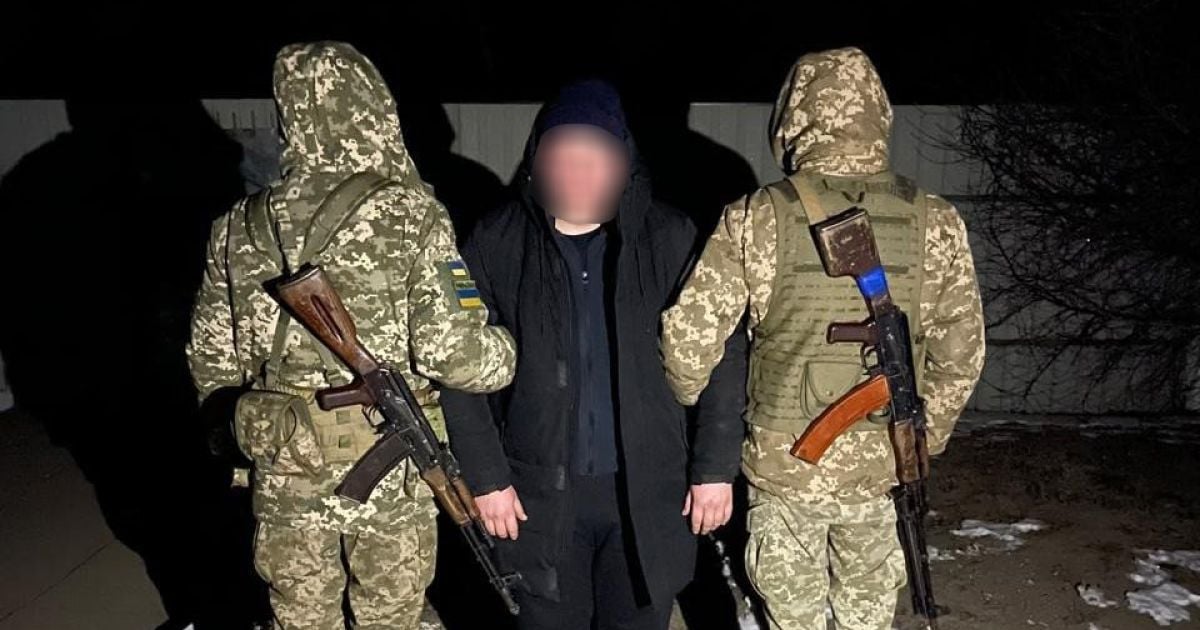 Задержанный нарушитель