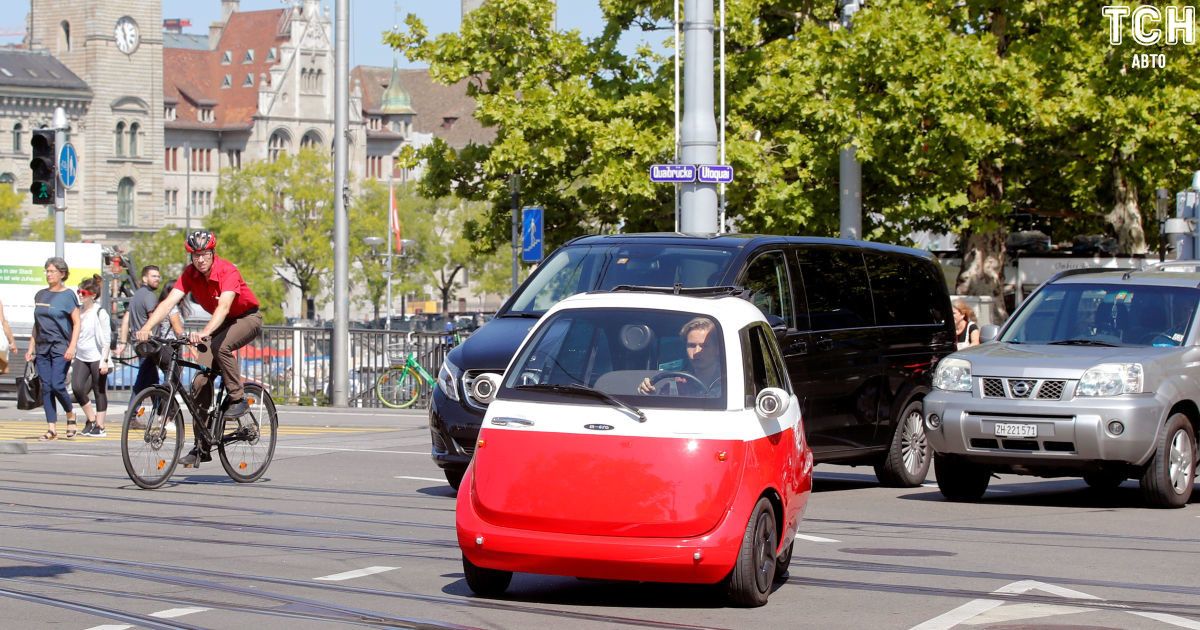 Сітікар, електромобіль Swiss Microlino AG, презенація у Швеції_10 / © Reuters