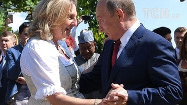 весілля глави МЗС Австрії Карін Кнайсль, Путін_4 / © Reuters