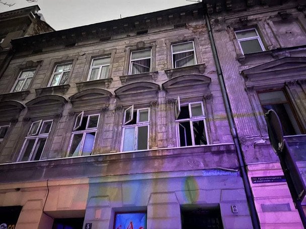 Наслідки атаки на Львів. Фото: Телеграм-канал «Захід Головне».