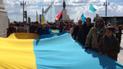 В Европе люди вышли на митинги против российской агрессии в Украине