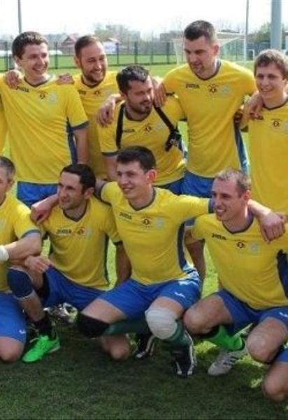 Українські фанати та воїни АТО зіграли товариський матч проти хорватів