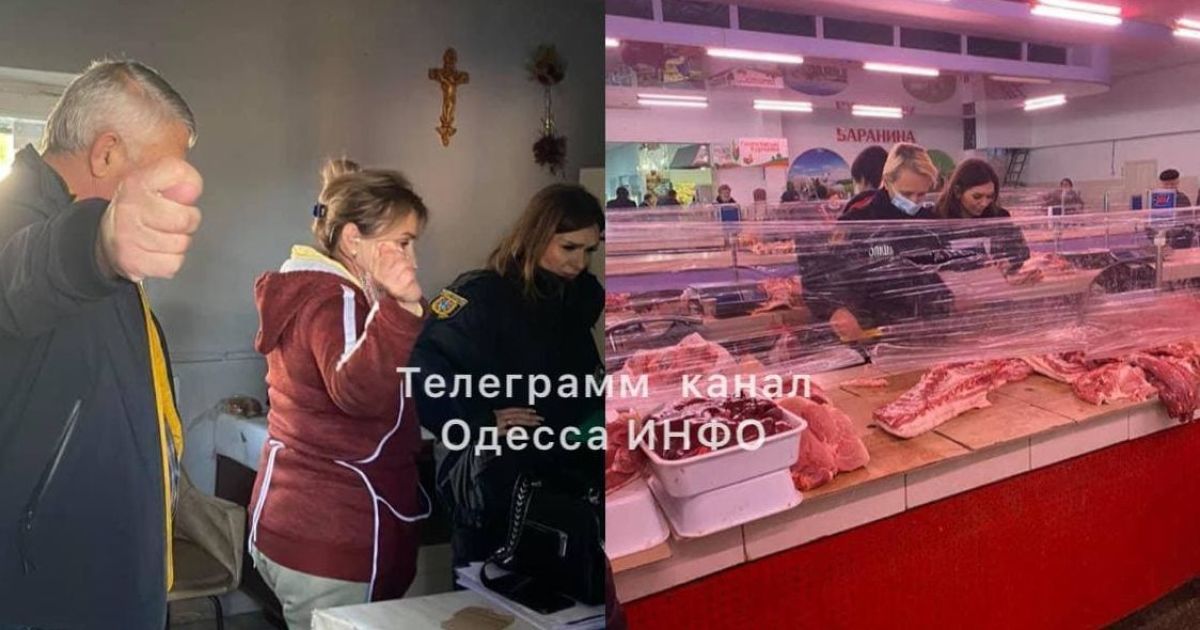 Під Одесою продавчиня м'яса на ринку влаштувала розбірки з колегою на ножах
