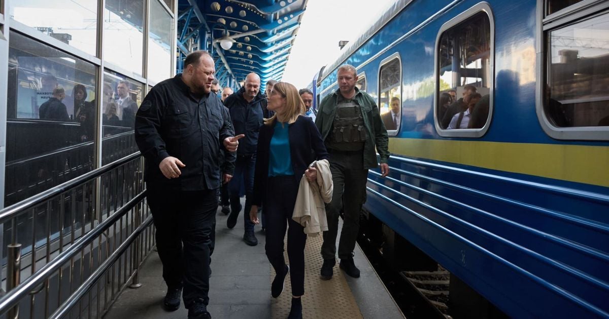 Президентка Європарламенту Роберта Мецола в Києві 9 травня