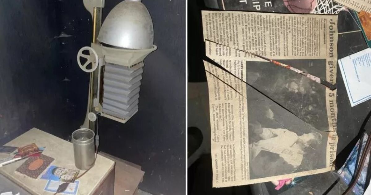 Девушка обнаружила в старом доме тайную комнату