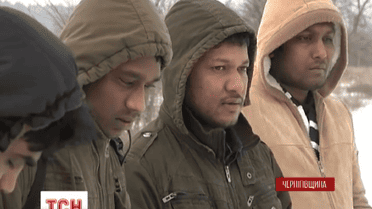 Под Черниговом задержали группу нелегалов из Шри-Ланки