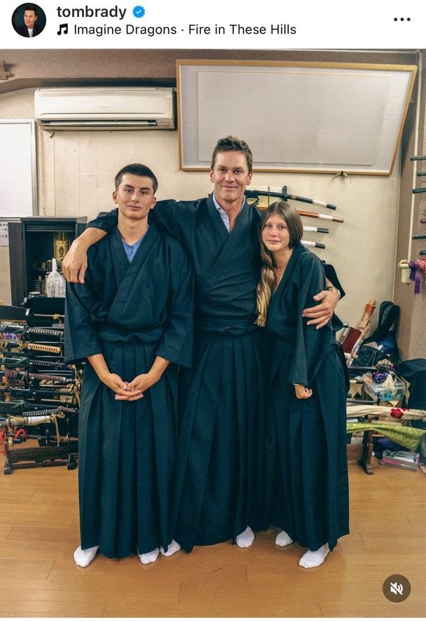 Том Брэди с детьми / © Том Брэди/Instagram
