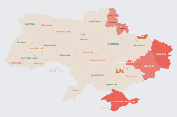 Росія атакує Україну БпЛА: напрямок цілей