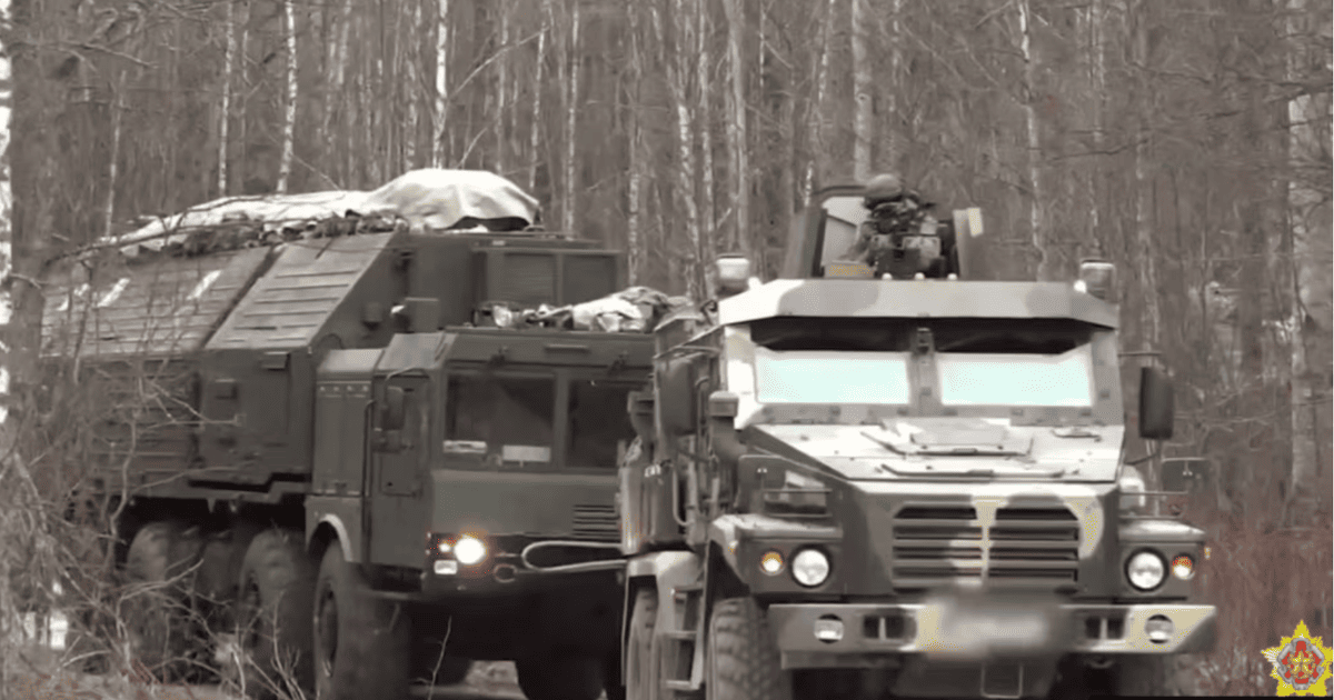 Ракетний комплекс «Орешнік», ймовірно розташований у Білорусі