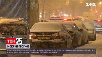 Погода в Україні: у всіх регіонах очікуються дощ і сніг
