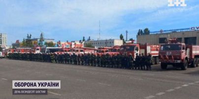 В Энергодаре спасатели устроили акцию протеста