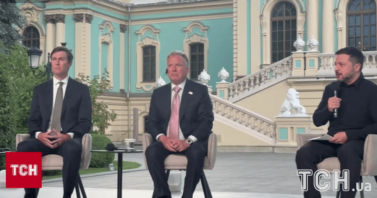 Володимир Зеленський зі Стівом Віткоффом та Джаредом Кушнером