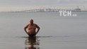 Проліт споруджуваної частини Кримського моста звалився у воду