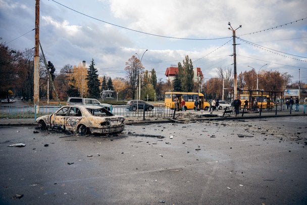 У Дніпрі удар росіян прийшовся по житловому будинку / © Getty Images