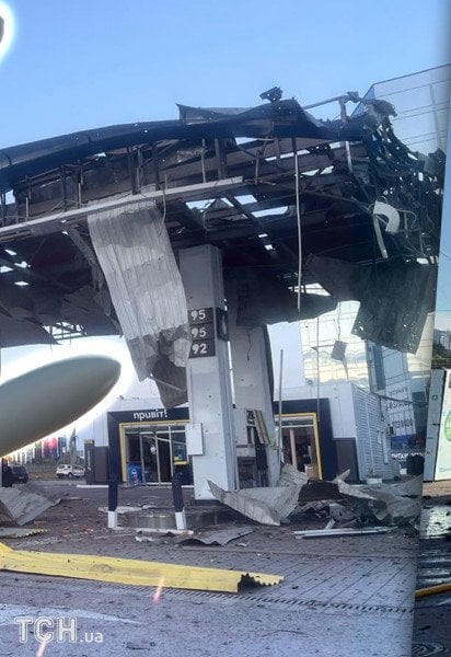 Удари по АЗС у Києві