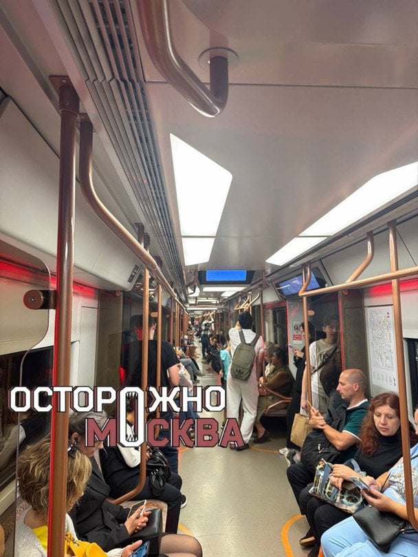 В Москве задерживается метро из-за блекаута. / © соцмережі