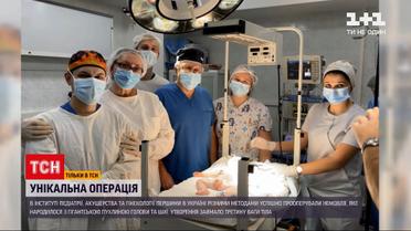 В Украине успешно удалили младенцу опухоль размером с голову 