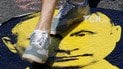 Ногами по Путину. В Москве протестовали против пенсионной реформы