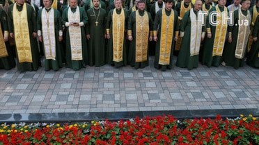 Крестный ход УПЦ КП в Киеве / © Reuters