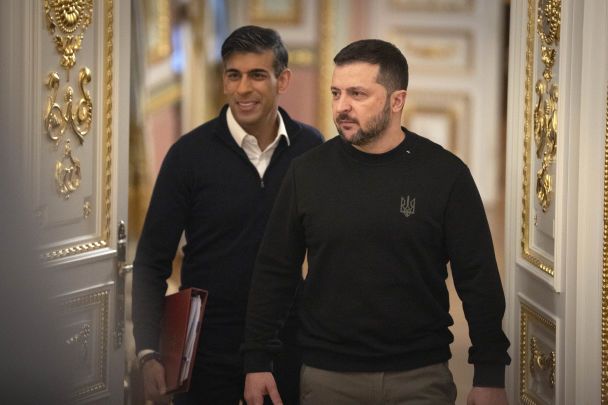 Володимир Зеленський і Ріші Сунак / © Associated Press