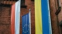 Флаг Украины, Польши и ЕС