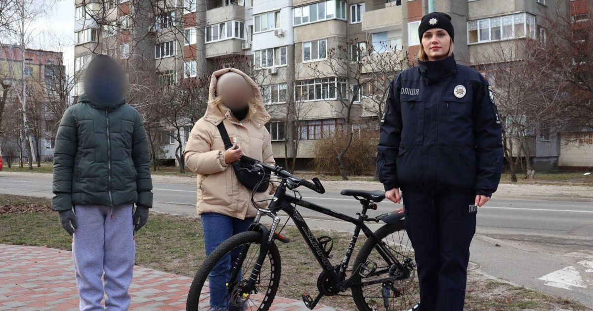 Поліція повернула хлопчику викрадений велосипед