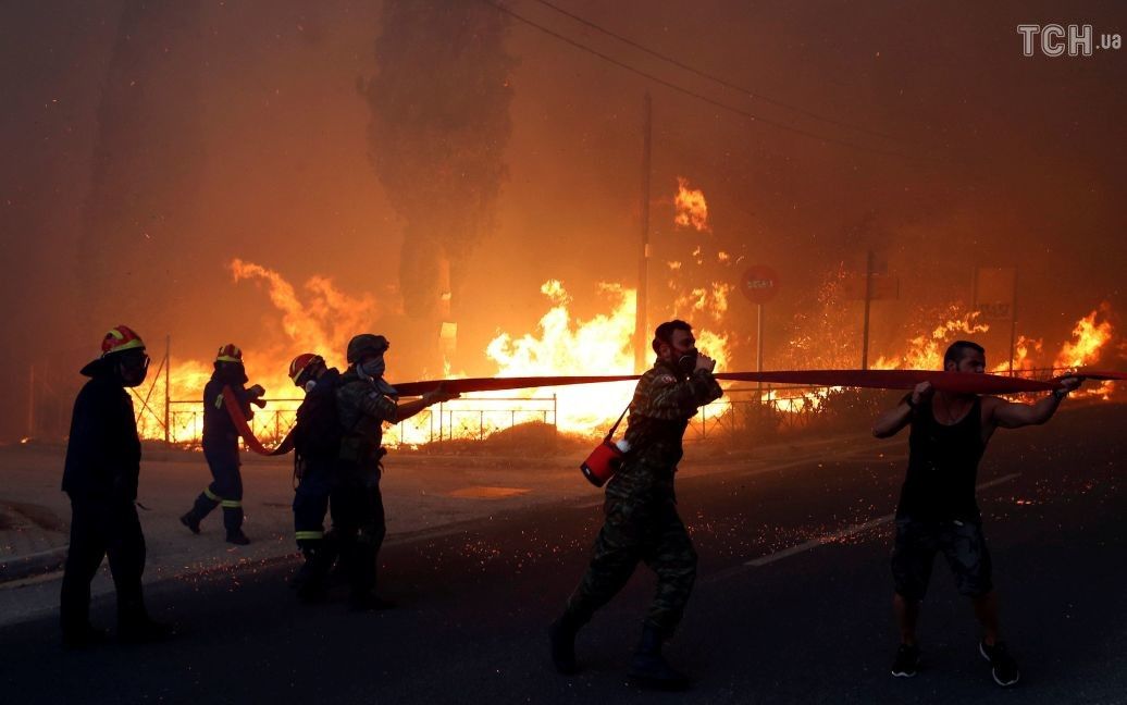 Руйнівні лісові пожежі у Греції / © Reuters