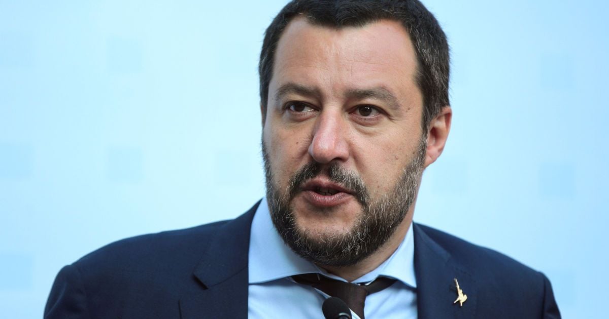Міністр внутрішніх справ Італії Маттео Саьлвіні