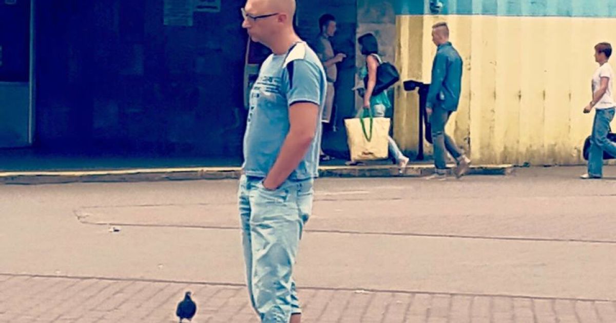 Двойника Яценюка сфотографировали в Киеве