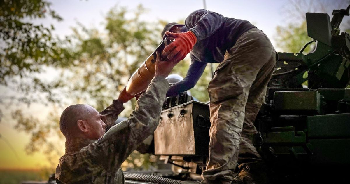Украинские военные на фронте