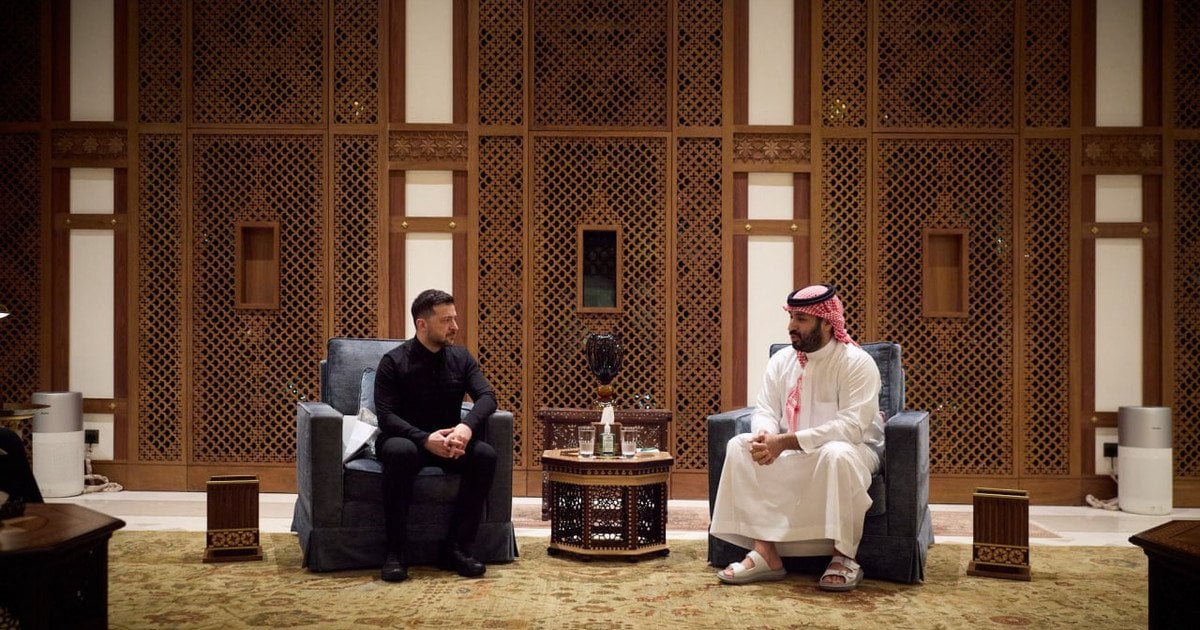 Володимир Зеленський та Мухаммад бін Салман Аль Сауд