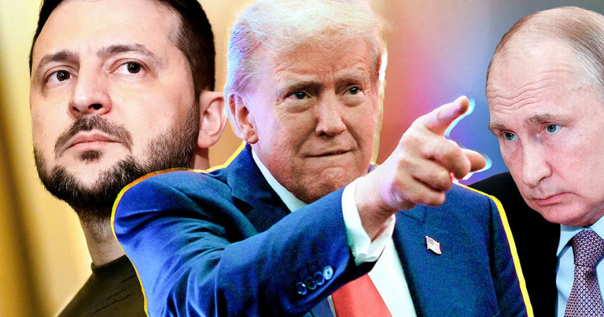 Володимир Зеленський, Дональд Трамп та Путін