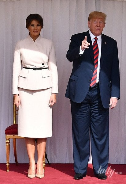 Королева Елизавета II, Мелания Трамп и Дональд Трамп_17 / © Reuters