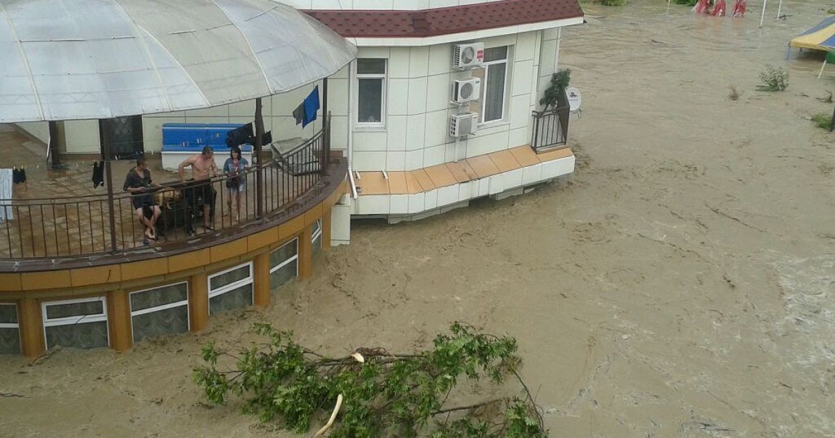 Сочі заливає водою / © Вести Сочи