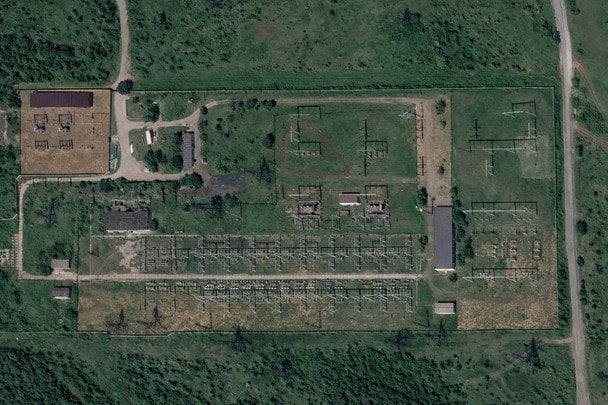 Місце атаки на підстанцію в окупованому Алчевську / © Exilenova+