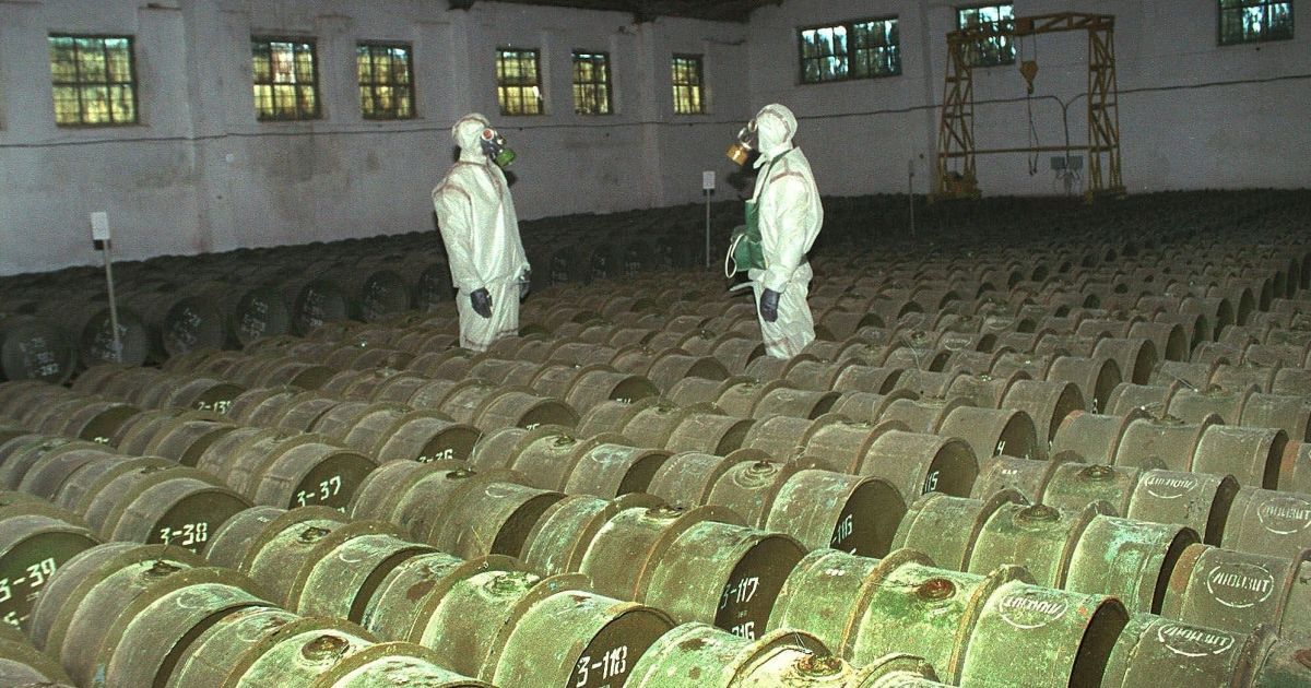 Архівне фото зі складу хімічної зброї в російському місті Гірське