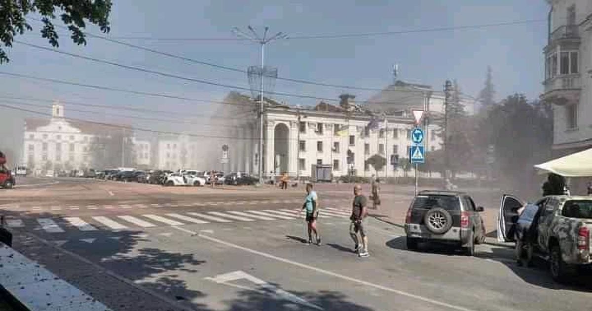 Удар по Чернигову 19 августа