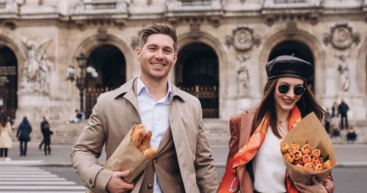 Владимир Остапчук и Кристина Горняк в Париже