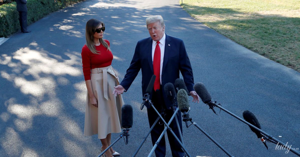 Мелания Трамп и Дональд Трамп