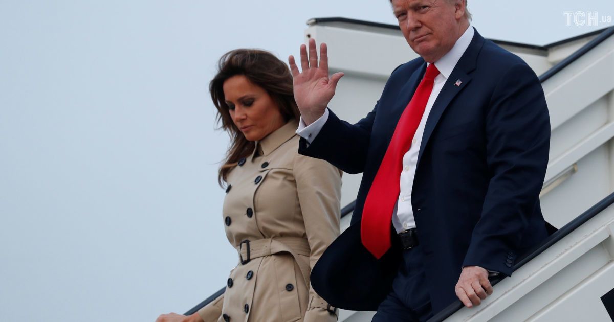 Борт № 1: Трамп с супругой прибыл в Брюссель