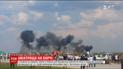 На авиабазе в Румынии разбился военный самолет на глазах у людей