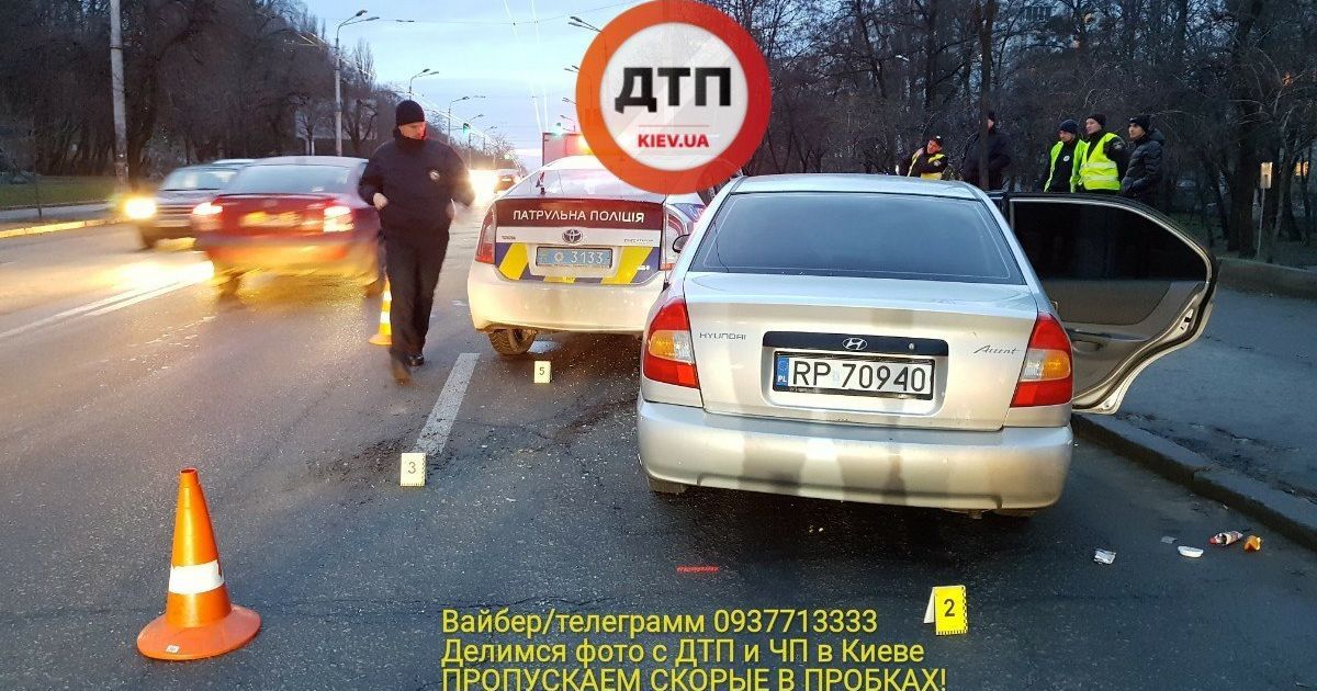 таксі дтп поліція_3 / © facebook.com/dtp.kiev.ua