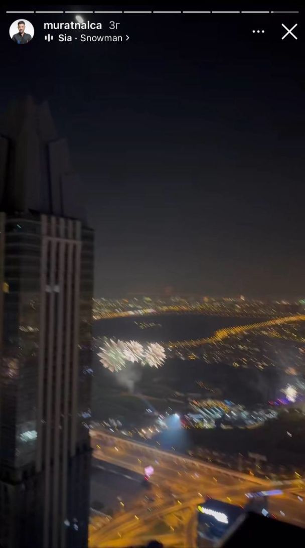 Мурат Налкакиоглу отпраздновал Новый год / © instagram.com/muratnalca