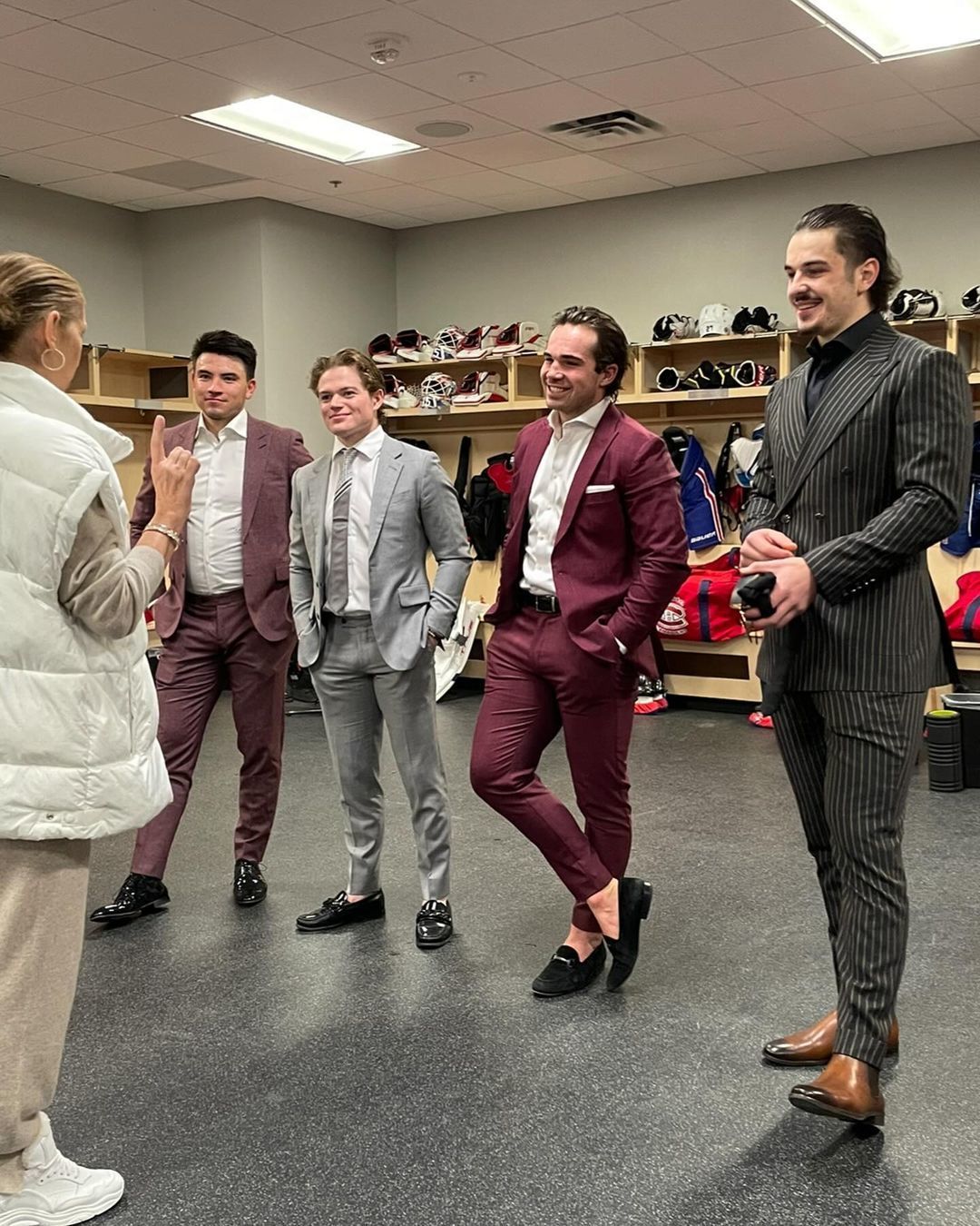 Селин Дион на хоккейном матче / © instagram.com/celinedion