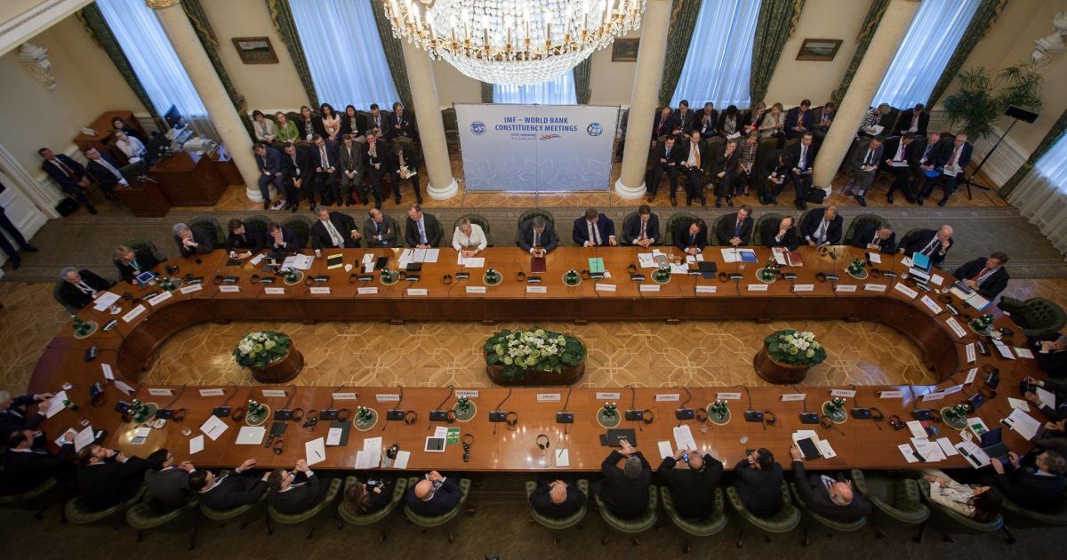 Во время встречи региональных групп стран-членов МВФ и Всемирного банка в Киеве / © Национальный банк Украины