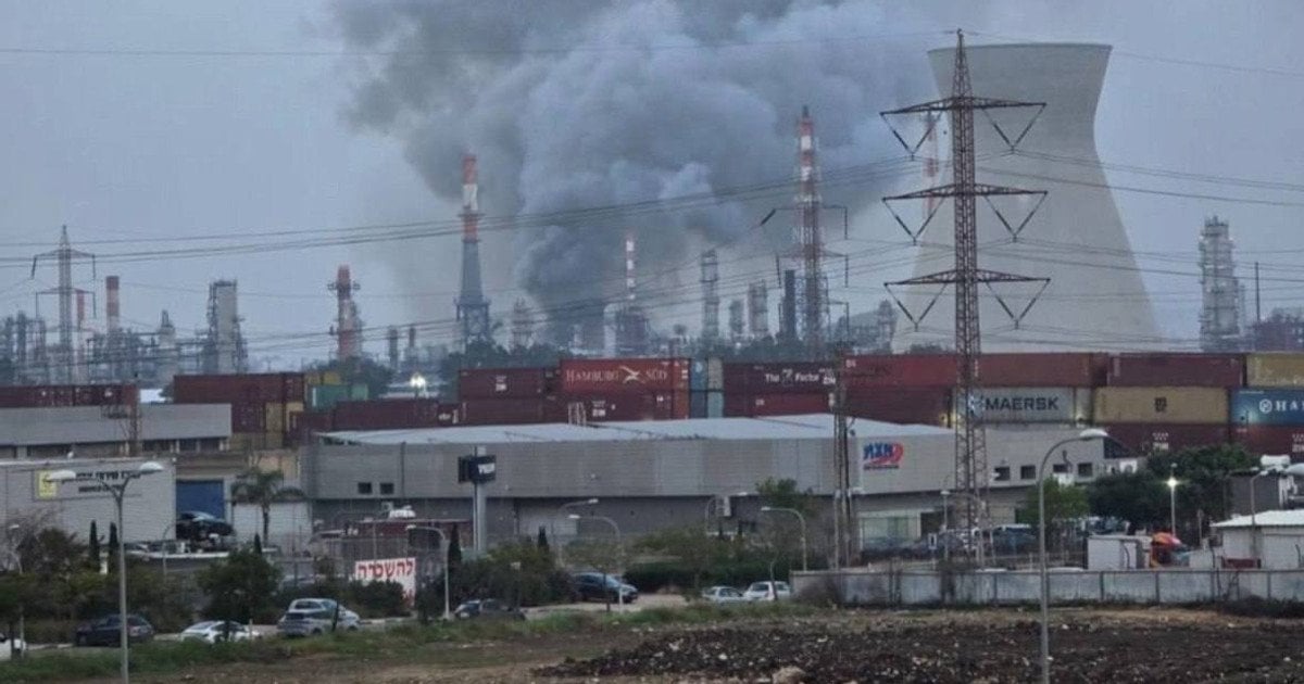 Удар Ірану по НПЗ в Ізраїлі