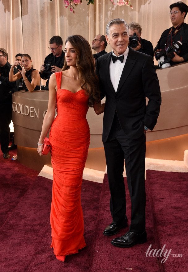 Амаль та Джордж Клуні на «Золотому глобусі» / © Associated Press