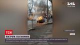 Новини Дніпра: у середмісті сталася пожежа зі стріляниною