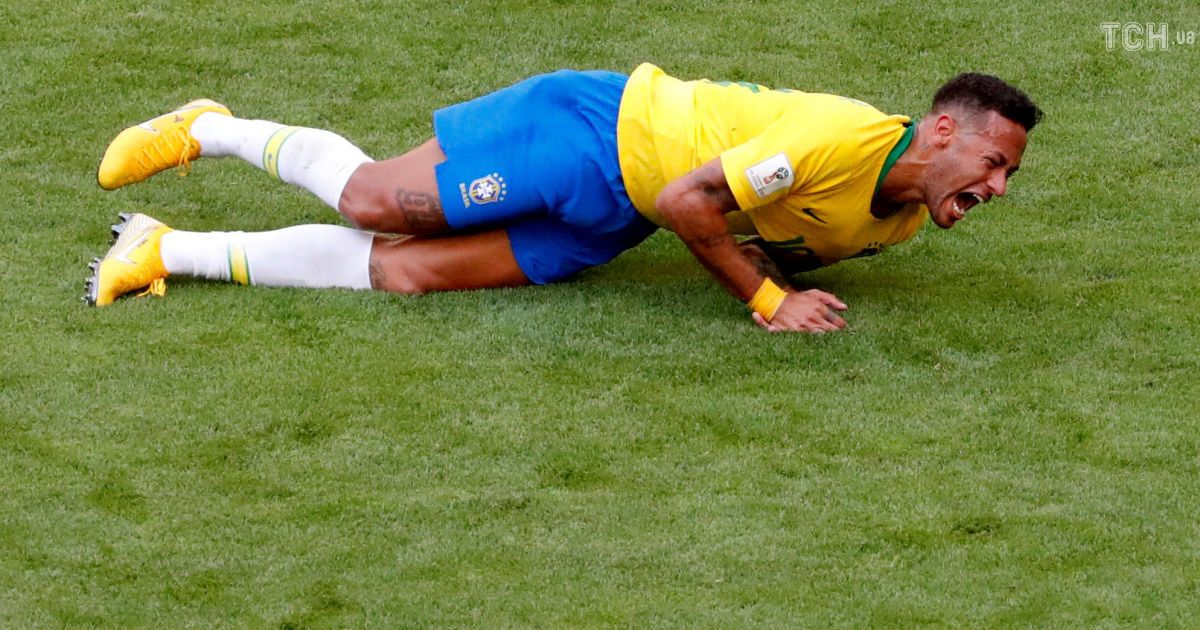 Неймар пролежав на газоні 14 хвилин за весь час на Чемпіонаті світу-2018