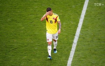 Лидер сборной Колумбии поплакал в одиночестве после досадного вылета команды с ЧМ-2018